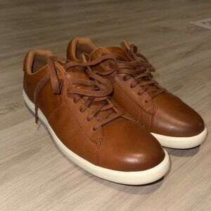 Cole Haan Grand+ Court Sneakers Mens 9.5 Brown New